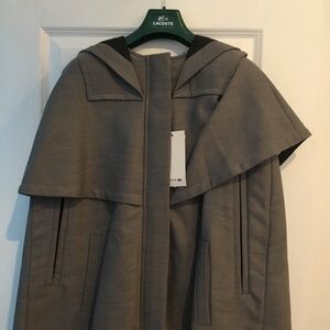 Lacoste hooded cape!